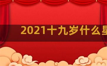 2021十九岁什么星座