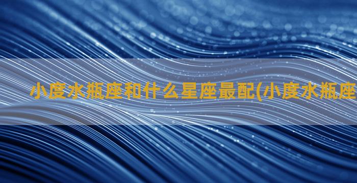 小度水瓶座和什么星座最配(小度水瓶座什么星座)